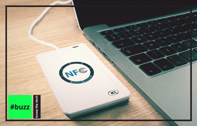 NFC reader attached to laptop